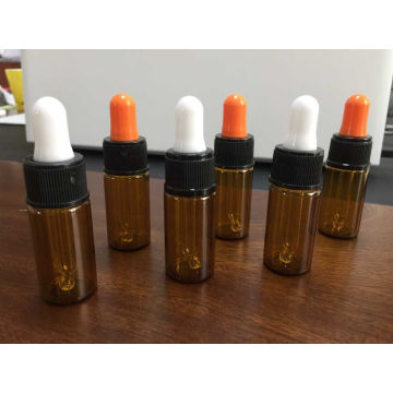 Qualitativ hochwertige Amber Glas Dropper für kosmetische Verpackung